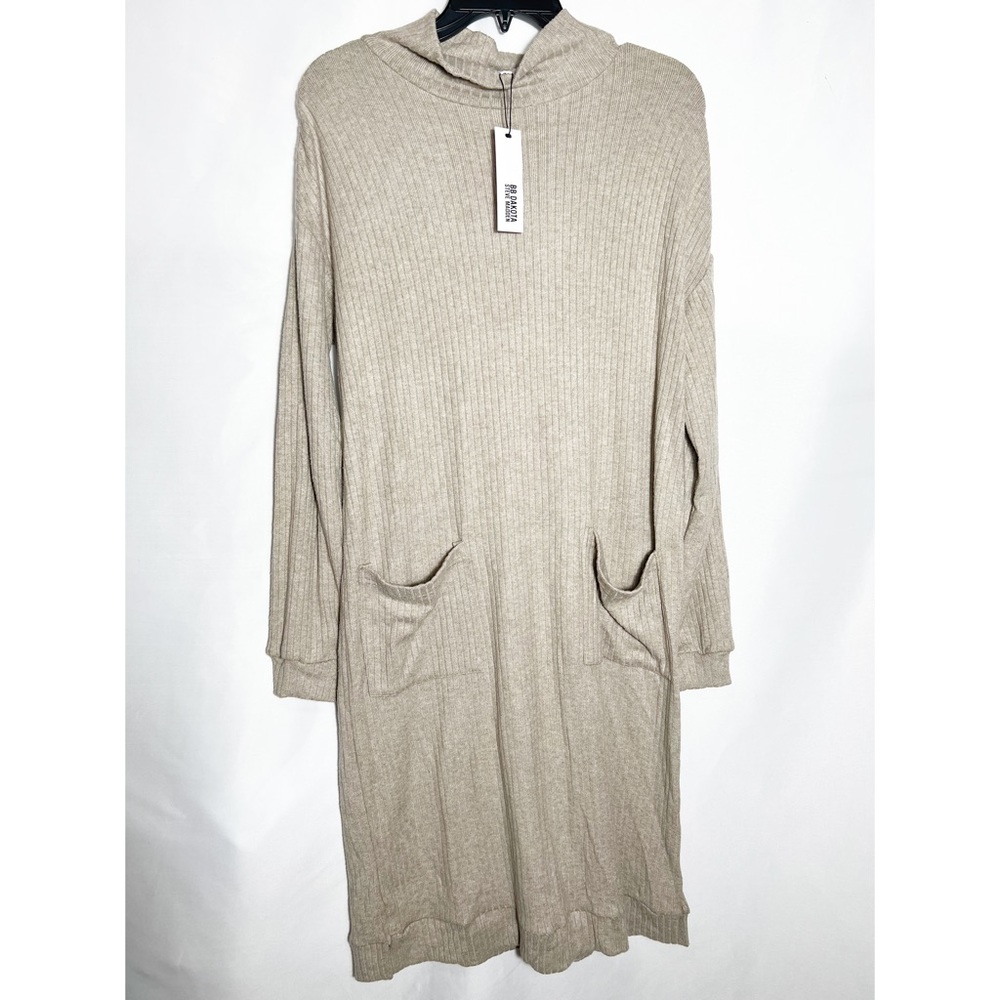NWT BB Dakota by Steve Madden Melt Mountain Mock Neck Long Sleeve Sweater Dress - Picture 2 of 4